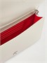 Металлический кожаный клатч Bettina с отделкой Christian Louboutin, серебряный 47323876
