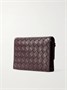 Кожаный чехол Intrecciato BOTTEGA VENETA, бордовый 47324014