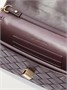 Кожаный чехол Intrecciato BOTTEGA VENETA, бордовый 47324014