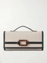 Клатч из парусины Belle Vivier с пряжкой Roger Vivier, бежевый 47324037