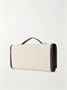 Клатч из парусины Belle Vivier с пряжкой Roger Vivier, бежевый 47324037