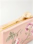 Вышитый атласный клатч Bloom ERDEM, розовый 47324448