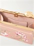 Вышитый атласный клатч Bloom ERDEM, розовый 47324448