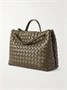 Andiamo средняя сумка из плетеной кожи Intrecciato BOTTEGA VENETA, зеленый 47338110