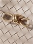 Andiamo средняя сумка-тоут из кожи Intrecciato BOTTEGA VENETA, бежевый 47338236