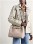 Andiamo средняя сумка-тоут из кожи Intrecciato BOTTEGA VENETA, бежевый 47338236