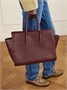 Сумка-тоут из кожи Intrecciato Barbara BOTTEGA VENETA, бордовый 47338253