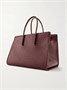 Сумка-тоут из кожи Intrecciato Barbara BOTTEGA VENETA, бордовый 47338253