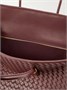 Сумка-тоут из кожи Intrecciato Barbara BOTTEGA VENETA, бордовый 47338253