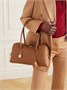 Ryder сумка-тоут из веганской кожи с тисненым логотипом и украшениями STELLA MCCARTNEY, коричневый 47338275