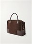 Сумка-тоут Amazona из замши с кожаной отделкой LOEWE, коричневый 47338835