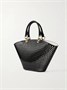Сумка-тоут Medium Panier из лакированной кожи с лазерной резкой TOM FORD, черный 47338936