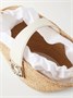Сумка-тоут с эффектом рафии, украшенная кожаной отделкой Roger Vivier, бежевый 47339539