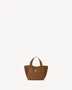 LE 5 À 7 BABY BEA из замши SAINT LAURENT, коричневый 47339550
