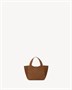 LE 5 À 7 BABY BEA из замши SAINT LAURENT, коричневый 47339550