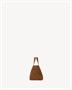 LE 5 À 7 BABY BEA из замши SAINT LAURENT, коричневый 47339550