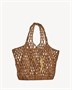 ICARE среднего размера из деревянных бусин SAINT LAURENT, коричневый 47339604