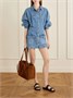 Сумка-тоут Romy из замши Tory Burch, коричневый 47339828