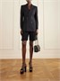 Сумка на плечо Niki Baby из стеганой мятой кожи SAINT LAURENT, черный 47343333