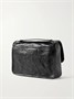 Сумка на плечо Niki Baby из стеганой мятой кожи SAINT LAURENT, черный 47343333