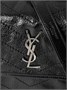 Сумка на плечо Niki Baby из стеганой мятой кожи SAINT LAURENT, черный 47343333