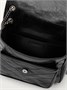 Сумка на плечо Niki Baby из стеганой мятой кожи SAINT LAURENT, черный 47343333