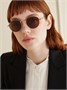 Солнцезащитные очки Oro в круглой оправе золотистого цвета CELINE EYEWEAR, золотой 47343337