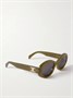 Солнцезащитные очки Triomphe в овальной оправе из ацетата CELINE EYEWEAR, бирюзовый 47343770