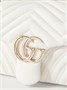 Сумка на плечо GG Marmont из стеганой кожи GUCCI, белый 47344405