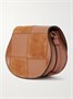 Сумка через плечо Marcie из patchwork кожи и замши CHLOÉ, коричневый 47344419