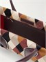 Сумка на плечо Venus Baguette из кожи и замши в стиле пэчворк Christian Louboutin, мультицвет 47344601