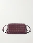 Кожаная сумка через плечо Notturno Intrecciato BOTTEGA VENETA, красный 47345055