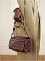 Кожаная сумка через плечо Notturno Intrecciato BOTTEGA VENETA, красный 47345055