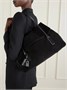 Замшевая наплечная сумка TOM FORD, черный 47345057