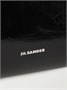 Сумка на плечо Goji Pillow маленькая из мятой кожи JIL SANDER, черный 47345082