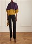 Миниатюрная замшевая сумка на плечо "Амалия" SAINT LAURENT, коричневый 47345290