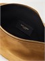 Миниатюрная замшевая сумка на плечо "Амалия" SAINT LAURENT, коричневый 47345290