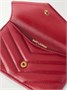 Кошелек Cassandre из стеганой кожи SAINT LAURENT, красный 47345801