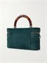 Мини-клатч Belle Vivier Vanity из замши с пряжкой Roger Vivier, зеленый 47346772