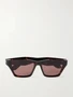 Солнцезащитные очки-авиаторы из ацетата черепахового цвета ALAÏA EYEWEAR, коричневый 47348426