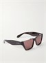 Солнцезащитные очки-авиаторы из ацетата черепахового цвета ALAÏA EYEWEAR, коричневый 47348426