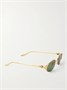 Солнцезащитные очки Panthère de Cartier с золотистой оправой овальной формы Cartier Eyewear, золотой 47348429
