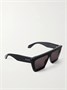 Солнцезащитные очки со скругленной оправой D-образной формы из ацетата ALAÏA EYEWEAR, черный 47348432