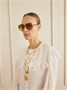 Солнцезащитные очки-авиаторы Judy в черепаховой оправе из ацетата Chloé Eyewear, коричневый 47348546