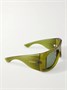 Солнцезащитные очки SL 902 Howl D-frame из ацетата Saint Laurent Eyewear, бирюзовый 47348697