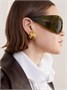 Солнцезащитные очки SL 902 Howl D-frame из ацетата Saint Laurent Eyewear, бирюзовый 47348697