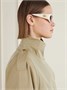 Круглые ацетатные солнцезащитные очки Journey CELINE EYEWEAR, белый 47348703