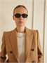 Прямоугольные солнцезащитные очки Judy из ацетата черепахового цвета Chloé Eyewear, коричневый 47348989
