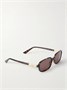 Прямоугольные солнцезащитные очки Judy из ацетата черепахового цвета Chloé Eyewear, коричневый 47348989