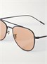 Металлические солнцезащитные очки в стиле "авиатор" Oliver Peoples, черный 47349018